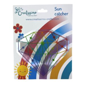 Creatissimo – Lapač slunce holografický s motivem Diamantu 13 x 12,5 cm