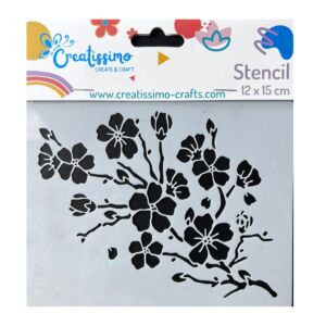 Creatissimo – plastová šablona Sakura 12 x 15 cm