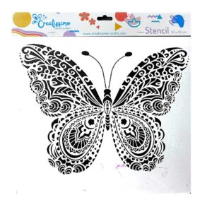 Creatissimo – plastová šablona Mandala Motýl 30 x 30 cm