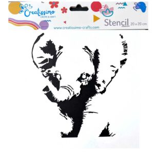 Creatissimo – plastová šablona Slůně 20 x 20 cm