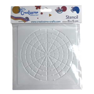 Creatissimo – plastová Šablona pro mandalu 15cm