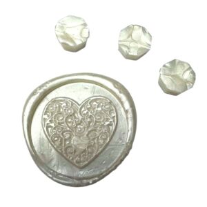 Creatissimo – Vosk pro pečetění 30 g Perleťově bílá barva