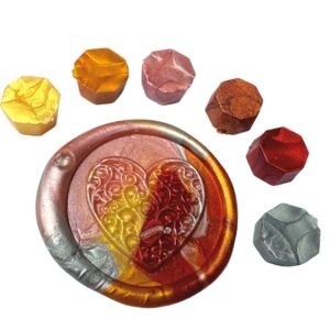 Creatissimo – Vosk pro pečetění 30 g Mix metalický