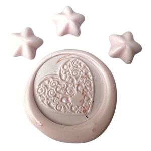 Creatissimo – Vosk pro pečetění ve tvaru Hvězdičky Růžová – 50 g