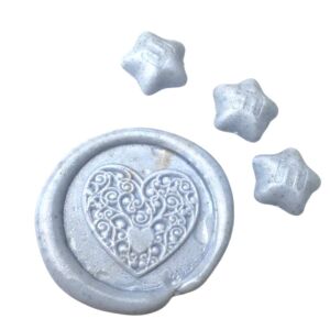 Creatissimo – Vosk pro pečetění ve tvaru Hvězdičky Světle modrá – 50 g