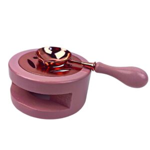 Creatissimo – set stojánku a lžičky k pečetění – růžová