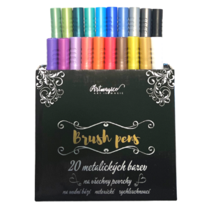 Artmagico Brush pens 20 ks metalické odstíny | 80340