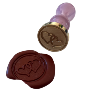 Pečetidlo motiv Dvě srdíčka