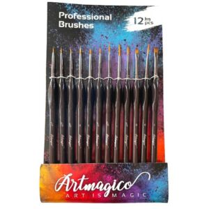 Artmagico – sada štětců na detaily 12 ks