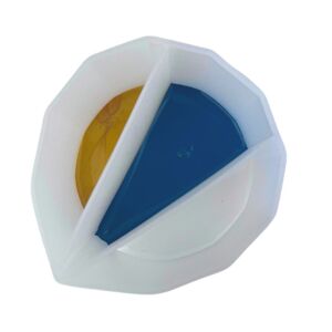 Creatissimo – Silikonová forma – nálevka na odlévání 3 komory