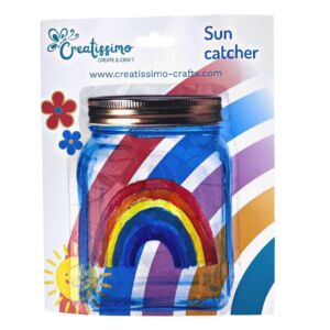 Creatissimo – Lapač slunce s motivem Duhy ve sklenici 15 x 11 cm