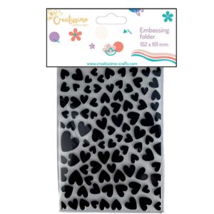 Creatissimo – Embossovací kapsa Srdce 105×148 mm