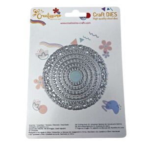 Creatissimo – vyřezávací šablona Zdobené kruhy 92×92 cm