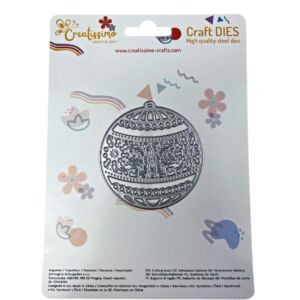 Creatissimo – vyřezávací šablona Vánoční baňka No.2 69×72 mm