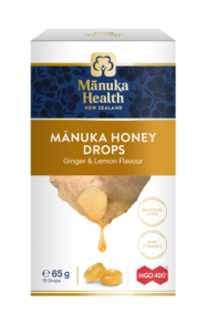 Bonbóny Manuka MGO ™ 400 + se zázvorem a citronem 65g