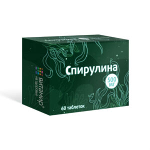 Spirulina 500 mg – výživový doplněk – 60 tablet