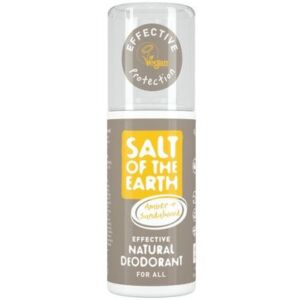 Přírodní krystalový deodorant ve spreji – jantar, santalové dřevo – Salt of the Earth – 100 ml