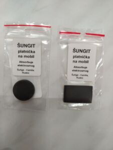 Šungit – destička na mobil