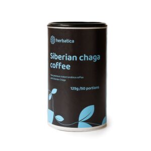 Sibiřská čaga s prémiovou instantní kávou arabica – 125g – Herbatica