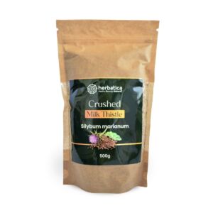 100% jemně drcený ostropestřec mariánský – 500g – Herbatica