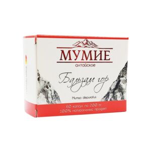 Altajské mumio – 60 kapslí/0,2g – Farm Produkt