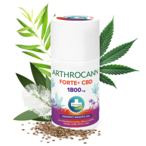 ARTHROCANN konopný masážní gel FORTE+1800 mg CBD – 90 ml – Annabis