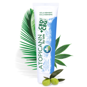 ATOPICANN CBD + CBG BIO konopný krém na atopický ekzém a lupénku – 100 ml – Annabis