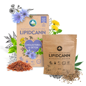 LIPIDCANN CHOLESTEROL a DETOX doplněk stravy – 60 tablet – Annabis