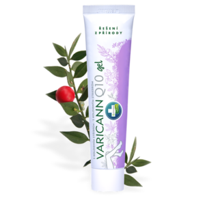 VARICANN Q10 gel na křečové žíly a nohy s koloidním stříbrem – 75 ml – Annabis