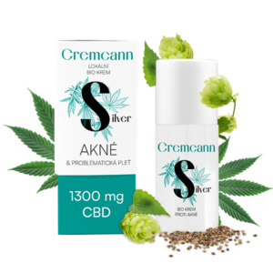 CREMCANN SILVER 1 300 mg lokální bio krém na problematickou pleť – 30 ml – Annabis
