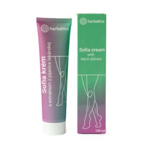 Sofia krém na křečové žíly s extraktem z pijavice lékařské – 150 ml – Herbatica