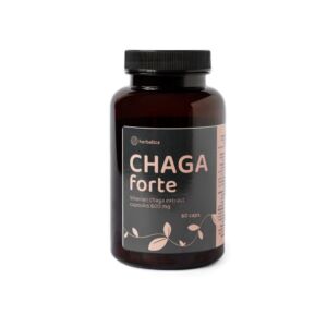Čaga sibiřská FORTE – 60 veganských kapslí (600mg/kapsle) – Herbatica