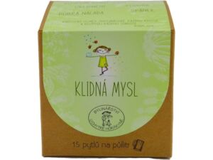 Porcovaný bylinný čaj „Klidná mysl“- 45g (15x3g) – Bylinářství U Chytré horákyně