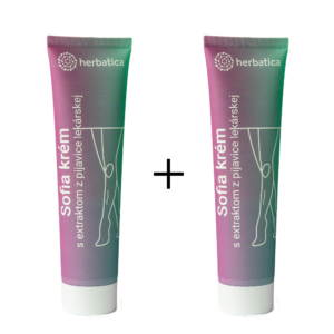 Výhodné dvoubalení: 2 x Sofia krém na křečové žíly s extraktem z pijavice lékařské – 150 ml – Herbatica
