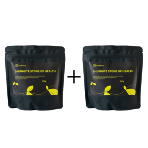 Zvýhodněná sada: 2 x Minerál šungit drť – přírodní vodní filtr 500g – Herbatica