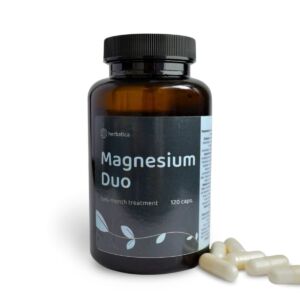 Magnesium DUO dvouměsíční kúra – 120 kapslí – Herbatica