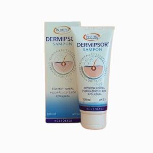 Dermipsor šampon – jemná péče o pokožku hlavy při psoriáze a seboroické dermatitidě – 100 ml -InVitro