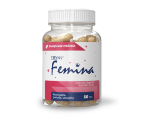 EREXAN Femina podpora hormonální rovnováhy, pohody a sexuality žen – 60 kapslí
