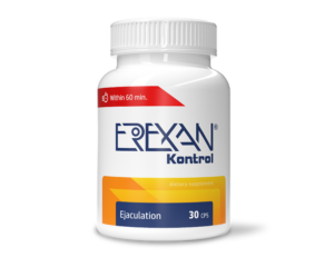 EREXAN Kontrol oddálení vyvrcholení pro muže – 30 kapslí