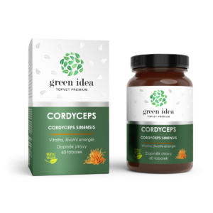 Cordyceps bylinný extrakt – tobolky 60 ks – Green idea