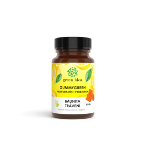 Gummygreen – Multivitamín + probiotika 60 ks – Green idea