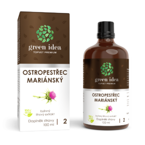 Ostropestřec tinktura – kapky 100 ml – Green idea
