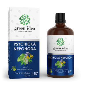 Psychická nepohoda – bezlihová tinktura 100 ml – Green idea
