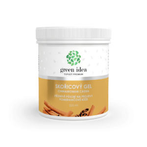 Skořicový masážní gel 250 ml – Green idea