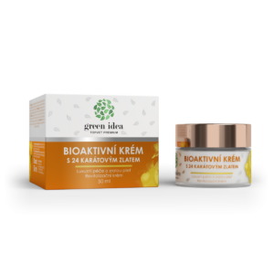 Bioaktivní krém s 24 karátovým zlatem 50 ml – Green idea