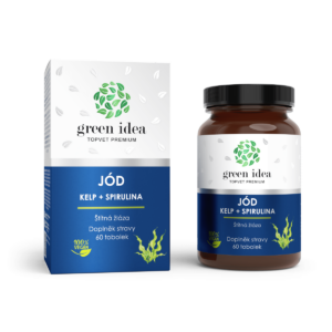 Jód – kelp+spirulina – tobolky 60 ks – Green idea