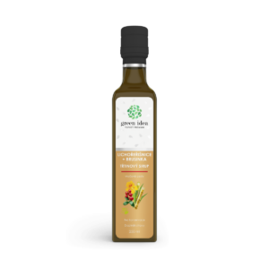 Lichořeřišnice+brusinka sirup – třtinový 250 ml – Green idea