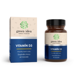 VITAMÍN D3 – tobolky 60 ks – Green idea