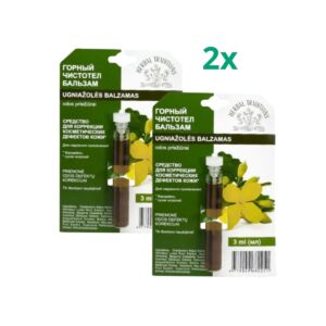 Zvýhodněný set: 2x Horský vlaštovičník „čistotel“ – elixír na bradavice – 3 ml – Herbal Traditions