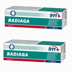 Zvýhodněný set: 2x Badiaga gel na modřiny a pohmožděniny – 100 ml – Twinstec 911+